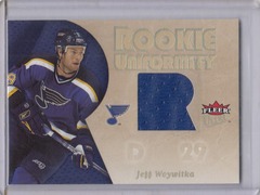 2005-06 Fleer Ultra Rookie Uniformity Jeff Woywitka #RU-JW